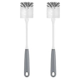 MR.SIGA Flexible Bottle Cleaning Brush – Home Pantry and Dishwashing Helper for Sports Bottles, Travel Mugs and Decanters, 2 Pack