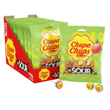 Chupa Chups Sour Lollipops – Mess-free Road Trip and Camping Treat, Individually Wrapped 25 Pack