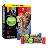 KIND Kids School Friendly Blueberry Muffin and Chocolate Chip Oat Bars – Allergen Safe Lunchbox Snack Free from Peanut, Tree Nut, and Gluten