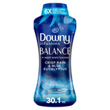 Downy Balance In-Wash Scent Booster Beads – Spa-Like Rain and Blue Eucalyptus Freshness for Bath Towels, 24 oz