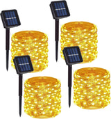 LumLove Solar String Lights – Cozy Indoor Home Decor Fairy Lights, 66FT 200 LED Bendable Copper Wire with 8 Modes for Bedroom, Dorm, and Reading Nook