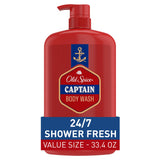 Old Spice Captain Body Wash – Post-Workout Gym Shower Cleanser for Active Men, 33.4 oz