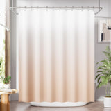AmazerBath Shower Curtain – Clean Ombre Fabric for an Uncluttered Minimalist Bathroom Aesthetic, 72x72 with 12 Nickel Hooks