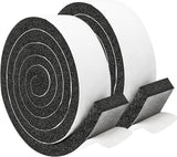 Door Seal Foam Strip – Minimalist Black Weatherproofing for Living Room Window Sills and Cozy Home Edges