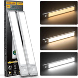 LuminEdge Closet Light – Slim 9.5 Inch Magnetic LED Strip for Uncluttered Pantry and Bookshelf Lighting, No Wires