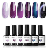 modelones Cat Eye Magnet Set – Heart French Magnetic Gel Nail Kit, Birthday Gift for Women and Mom, DIY Salon-Style Manicure at Home