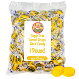 Sugar Free Lemon Drops - Arcor Hard Candy for Office Desk Jars, Diabetic Friendly