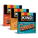 KIND Healthy Snacks Bars Variety Pack – Travel Friendly Snack for Carry-On and Road Trips, 18-Count Pack