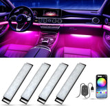Honalia Car LED Lights Interior – Premium Hard Bar RGB LED Kit, High End Ambient Lighting for Luxury Sedan and Tesla Model Y