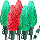 Brizled Faceted C9 Christmas String Lights – Thoughtful Holiday Gift for Parents and New Homeowners