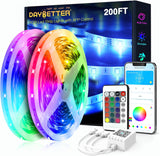 DAYBETTER Bluetooth LED Strip Lights – Decorative Room Lighting for Apartment and Home Office Mood Setting