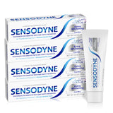 Sensodyne Whitening Sensitive Toothpaste – Calming Cool Mint for Your Nightly Oral Care Ritual, Pack of 4