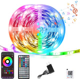 Luminoxa Aura Color Changing LED Strip 100ft – Family Friendly Ambient Lighting for Nursery, Teen Room and Gaming Setup