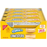 OREO Golden Cakesters – Shelf-Stable Road Trip Snack Packs for the Car and Travel Bag, 8 Individually Wrapped Boxes