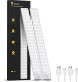 LUMIORA Wireless LED Light – 0.4 Inch Aluminum Profile Motion Sensor Bar, Effortless Less-Is-More Kitchen Upgrade, 2 Pack