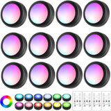 Luminova LED Puck Lights – Minimalist Under Cabinet Lighting, Clean Wireless Design for Clutter Free Kitchen and Closet