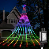 DANLI Star String Lights — Housewarming and Holiday Gift Exchange Pick, 9x12ft Cascade Star with App and Remote