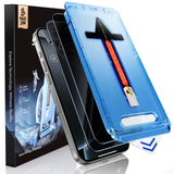 MAGIC JOHN Privacy Screen Protector for iPhone 16 Pro Max, Onlooker-Proof Shield for Crowded Public Transit