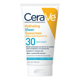 CeraVe Hydrating Sheer Sunscreen SPF 30 – Daily Skincare Ritual for a Calm, Protected Complexion
