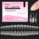 8-1-Short Almond Coffin 320pcs (Flat-X Nail Tips)