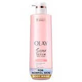 Olay Super Serum Body Wash Luxury Collection, Collagen & Vitamin C for Refined Skin