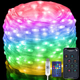 LuminGlow LED String Lights 49ft Individually Addressable – Cozy Ambient Lighting for Apartment Decor