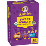 Annie's Snack Variety Pack – Lunchbox Snacks for Preschool and Kindergarten Kids, 12 Organic Pouches