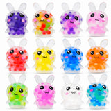 Easter Bunny Squishy Toys – Portable Fidget for Road Trips and Camping, Pocket-Sized Bunny Squishies for Travel