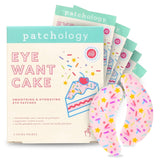 Patchology Eye Want Cake – Spa Night Self-Care Patches for Puffy Eyes and Dark Circles, 5-Pack