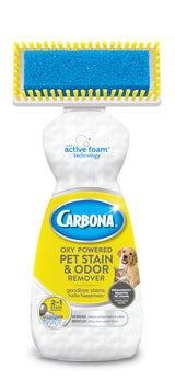 Carbona 2-in-1 Oxy-Powered Pet Stain & Odor Remover for Bedroom Carpet, Fragrance-Free Odor Relief for Better Sleep