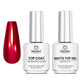 0.51 Fl Oz (Pack of 2) - Clear Chrome Top Coat Kit