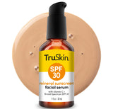 TruSkin Sunscreen Serum for Face - SPF 30 Tinted Mineral Sunscreen Birthday Gift for Mom and Her