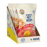 Earth's Best Organic Melty Hoops – Wholesome Organic Baby Snack for Mindful First Foods, Real Fruit and Vegetable Pieces