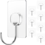 JINSHUNFA Adhesive Wall Hooks – Weatherproof Hook for Patio and Garden Shed, Heavy Duty