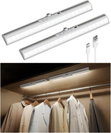 EZVALO Motion Sensor Closet Lights, 2 Pack — 4500K True-Color Lighting for Home Office and Morning Routine Focus