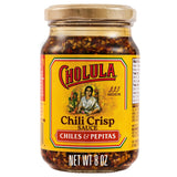 Cholula Chili Crisp Chiles & Pepitas – Quick Office Lunch Upgrade for Meal Prep and Desk-Side Snacks, 8 oz