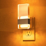L LOHAS LED Night Light – Simple Plug In Sconce for Clean Modern Hallway, No Wiring Required