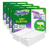Swiffer Sweeper Dry Sweeping Cloths – Lavender Finish for Cozy Living Room Aesthetic, Tile and Hardwood, 52ct
