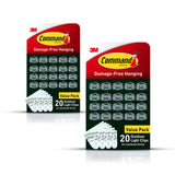 Command Outdoor Light Clips – Camping and Backyard Patio Light Hooks, Damage Free Vinyl Siding Clips with UV Resistant Strips