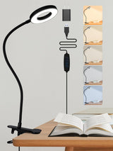 LampDepot Adjustable Gooseneck Reading Light for Study Desks – Flicker-Free Full-Spectrum Task Lamp for Remote Workers