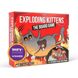 Exploding Kittens: The Board Game – Safe Family Game Night Pick for Kids Ages 7+, Parent-Approved No-Small-Parts Strategy Board