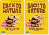 Back to Nature Fudge Striped Cookies – Plant-Based Stocking Stuffer for the Health-Conscious Host, Holiday Gift