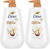 Dove Body Wash with Pump – Premium Pampering Cleanser for Elegant Master Vanity, Shea Butter & Warm Vanilla 30.6 oz