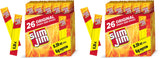 Slim Jim Smoked Meat Sticks – Birthday Care Package for Men, 26-Count Snack Variety