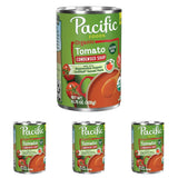 Pacific Foods Organic Tomato Basil Soup, 32 oz Carton – Clean-Label Pantry Staple for Wellness-Minded Home Cooks, Ready-to-Heat Vegan Lunch