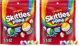 Skittles Pop'd Sour Freeze Dried Candy – Office Desk Drawer Pick-Me-Up, 5.5 oz Bag