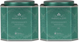 Harney & Sons Peppermint Tisane in Decorative Tin – After-Dinner Digestive Soother for Mindful Wellness Routines