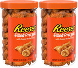 Reese's Peanut Butter and Jelly Pretzel Bites in Stay-Fresh Cannister – Portable Snack for Road Trips, Backyard BBQs, and Game Day