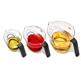 OXO Good Grips 3-Piece Angled Measuring Cup Set – Ergonomic Baking Tools for Joint and Back Sensitivity