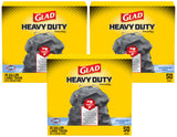 Glad ForceFlex Workspace Trash Bags for Distraction-Free Deep Work, 30 Gal Lemon Fresh Bleach, 50 Count
